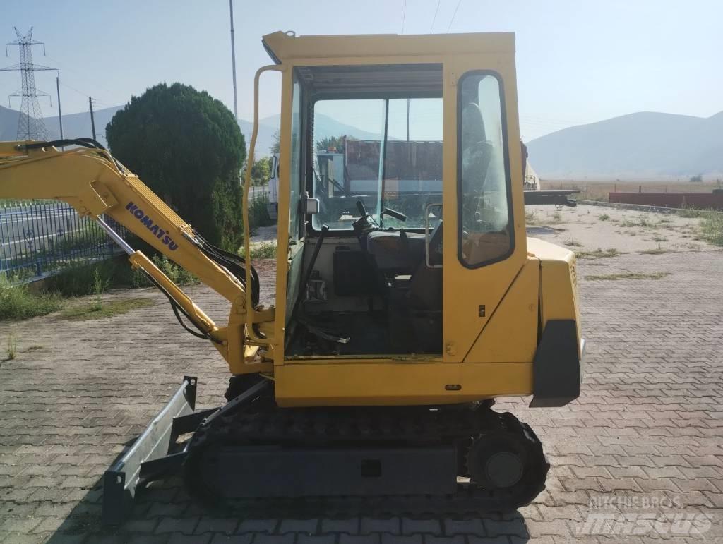 Komatsu PC 10 Pásová rýpadla
