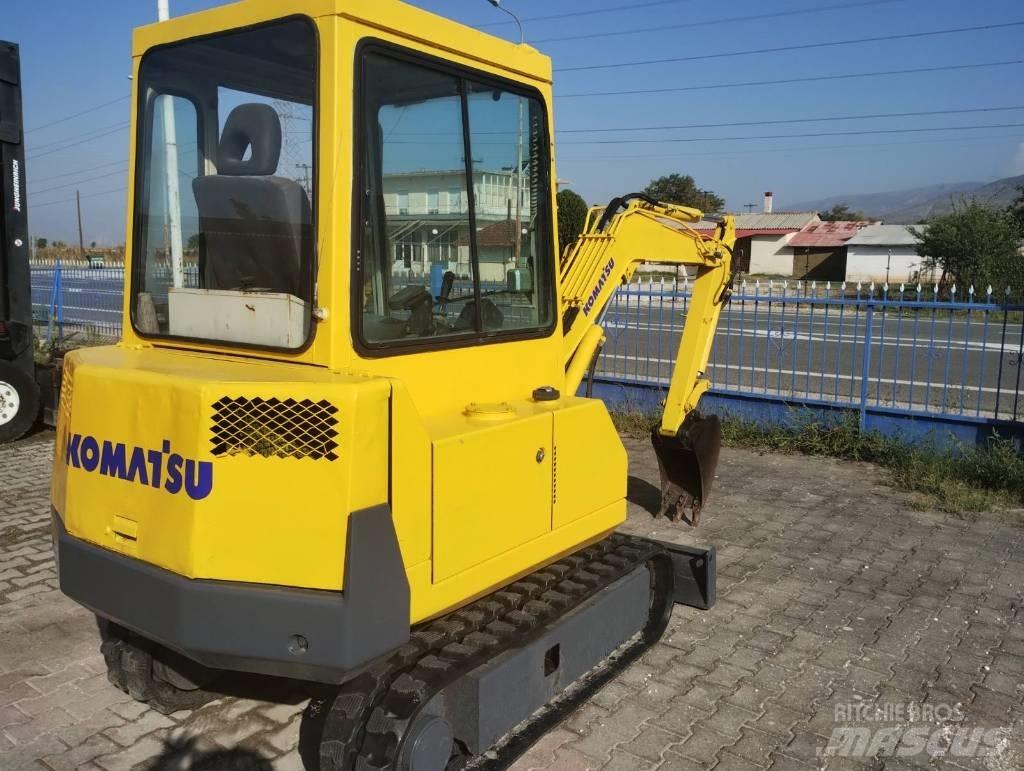 Komatsu PC 10 Pásová rýpadla