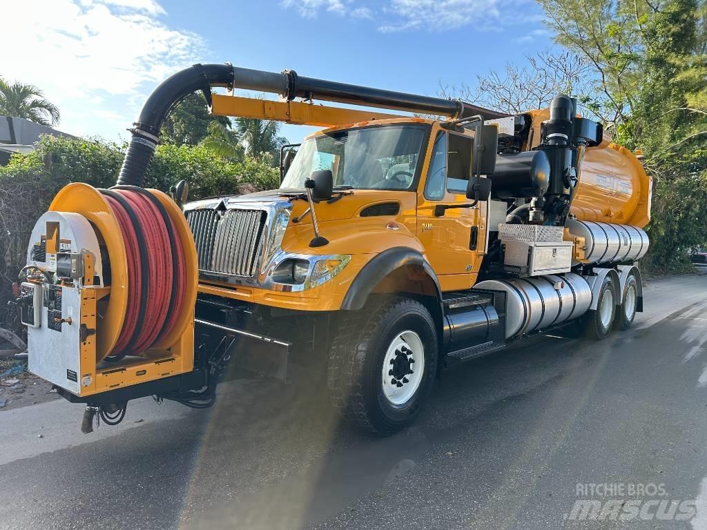 International 7600 Kombinované/Čerpací cisterny