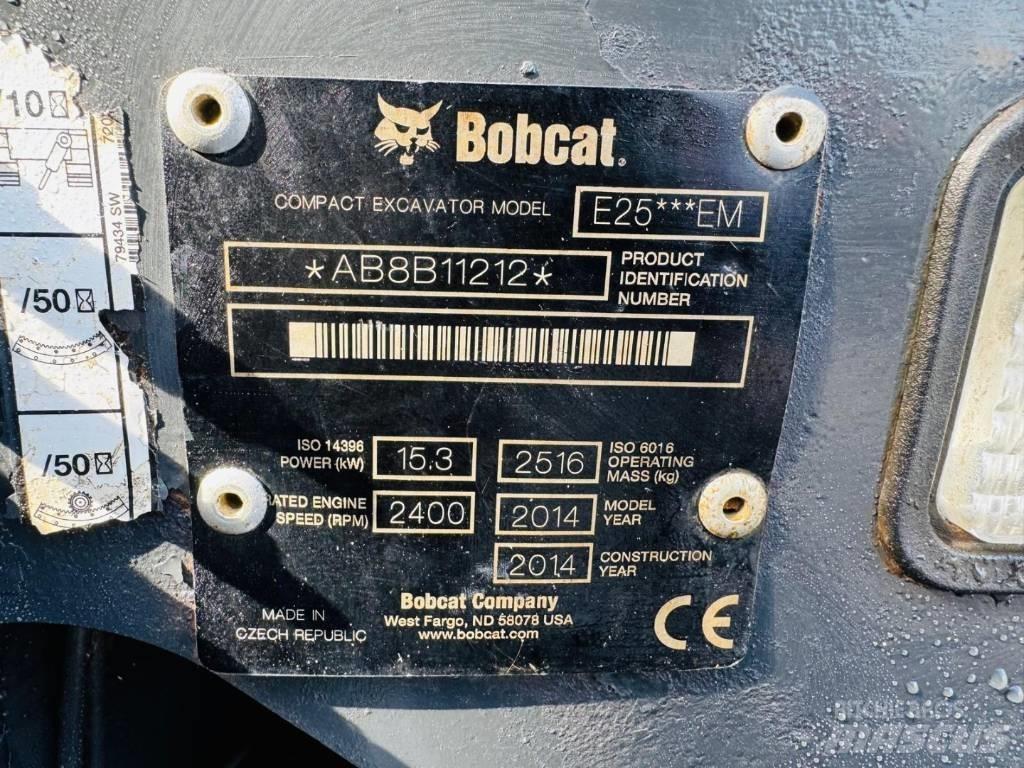 Bobcat E 25 Mini rýpadla < 7t