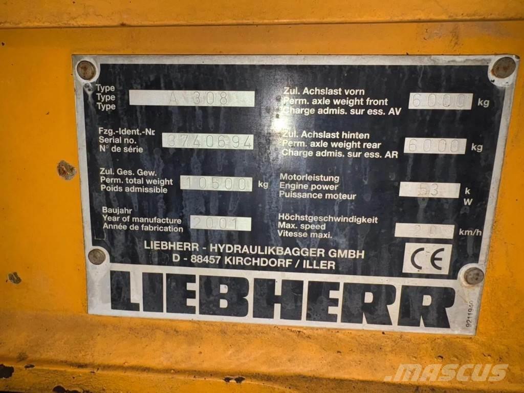 Liebherr A308 Kolová rýpadla