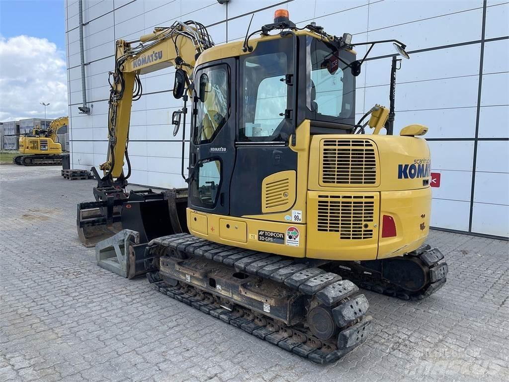 Komatsu PC88MR-10 Kolová rýpadla
