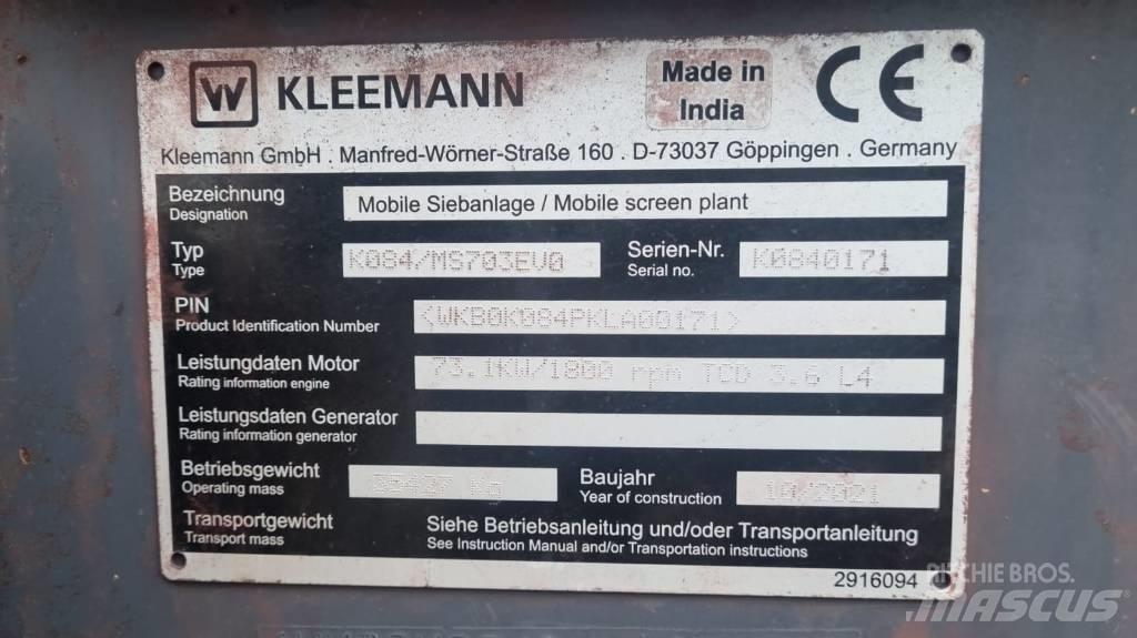 Kleemann MS 703 EVO Mobilní třídiče