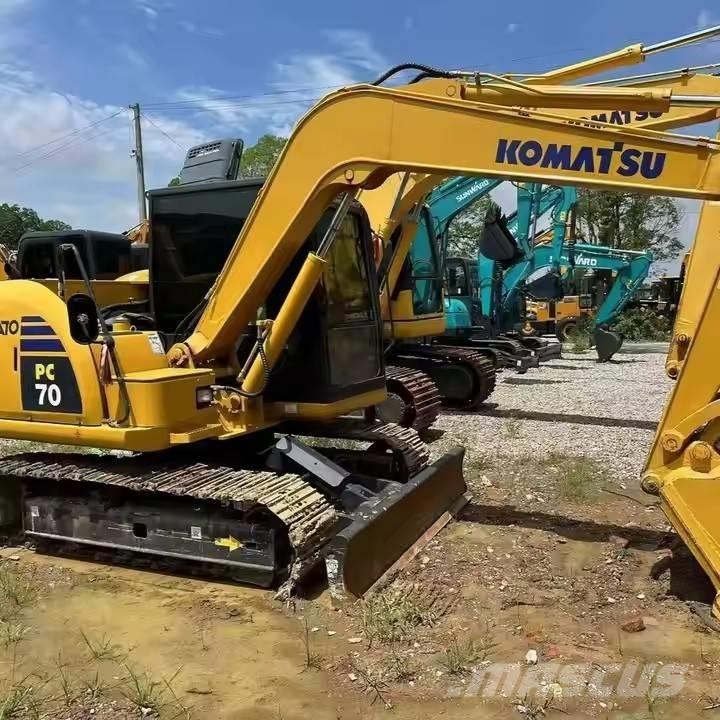 Komatsu PC 70 Pásová rýpadla