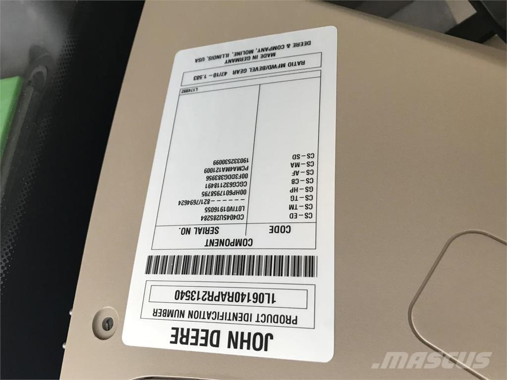 John Deere 6R 140 Traktory