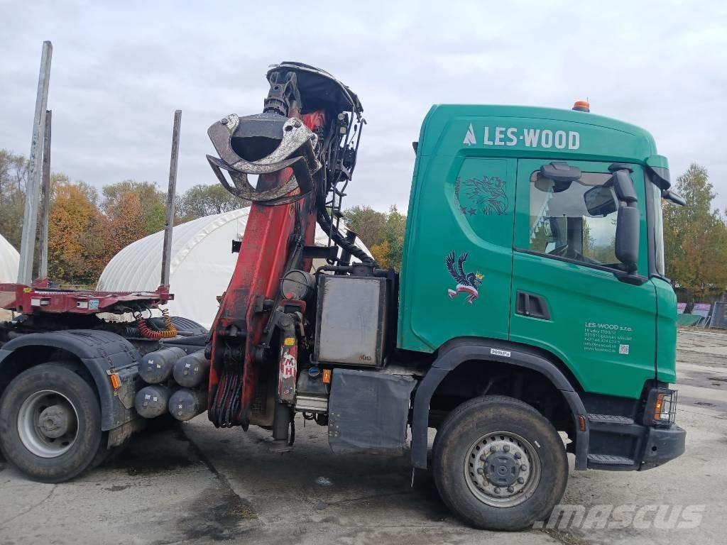 Scania G 500 XT Vozy na přepravu kmenů