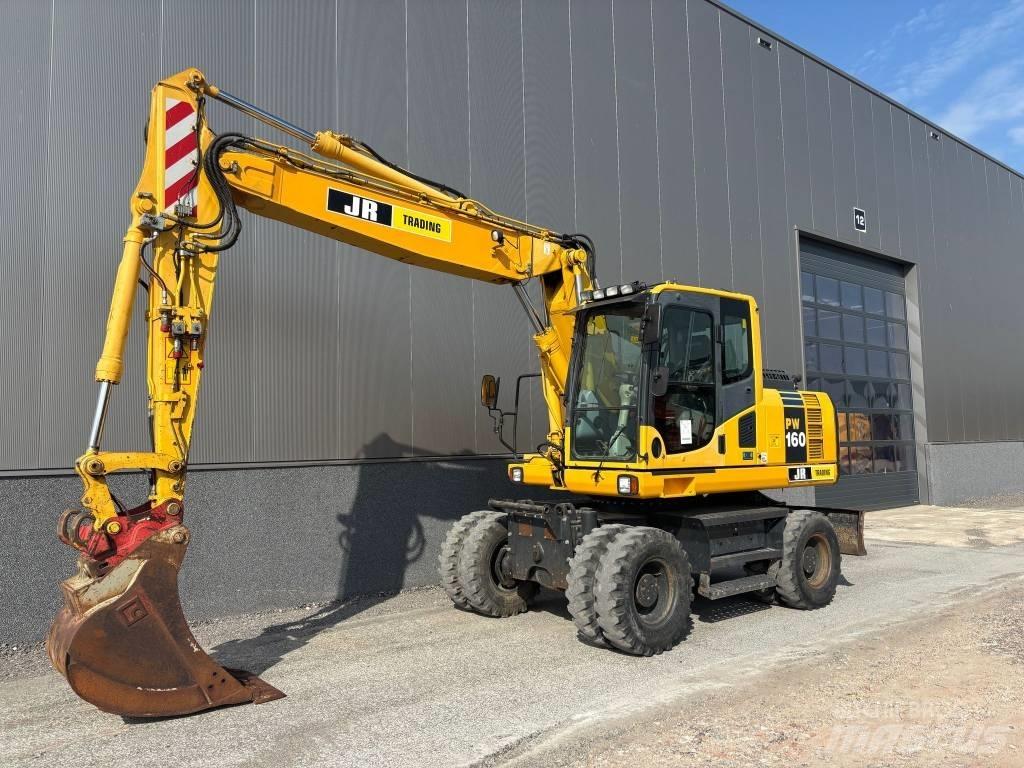Komatsu PW 160 Kolová rýpadla
