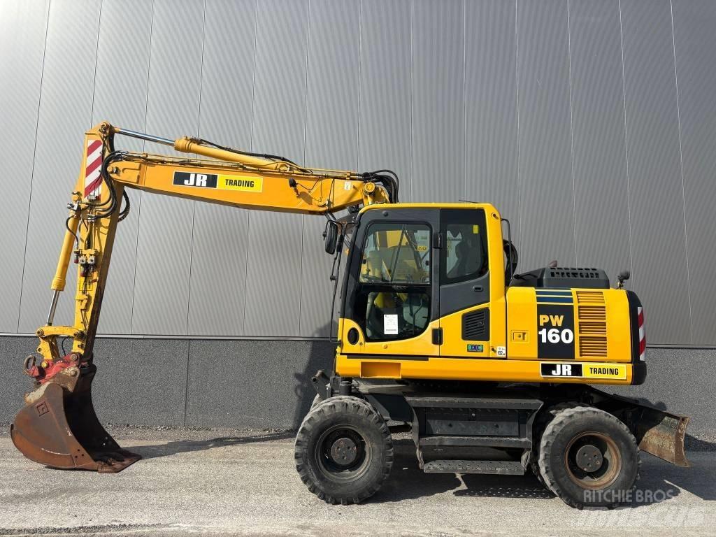 Komatsu PW 160 Kolová rýpadla