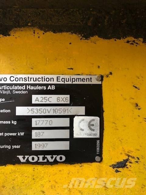 Volvo A 25 C Kloubové dempry