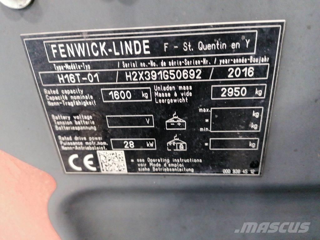 Linde H16T-01 LPG vozíky