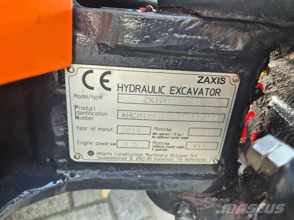 Hitachi ZX 10 U-2 Mini rýpadla < 7t