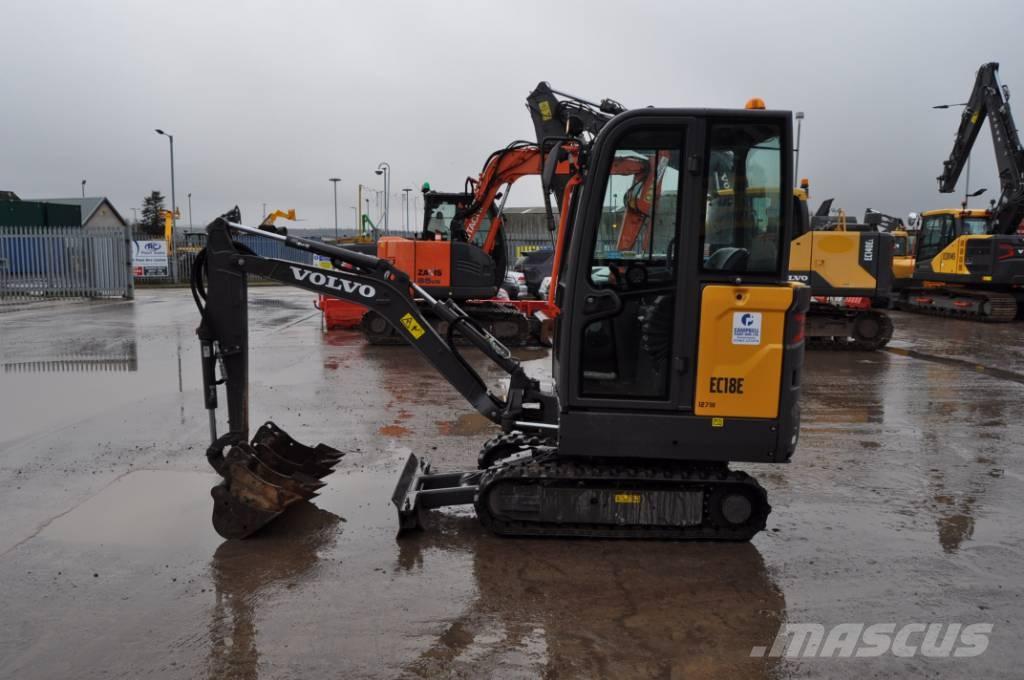 Volvo EC 18 E Mini rýpadla < 7t