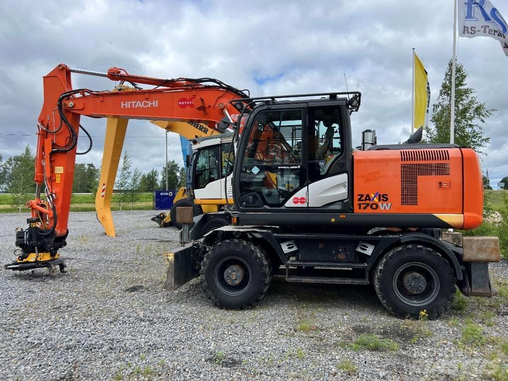 Hitachi ZX 170W-5B Kolová rýpadla