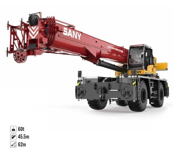 Sany SRE600 Jeřáby pro těžký terén