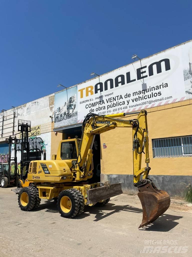 Komatsu PW 110 Kolová rýpadla
