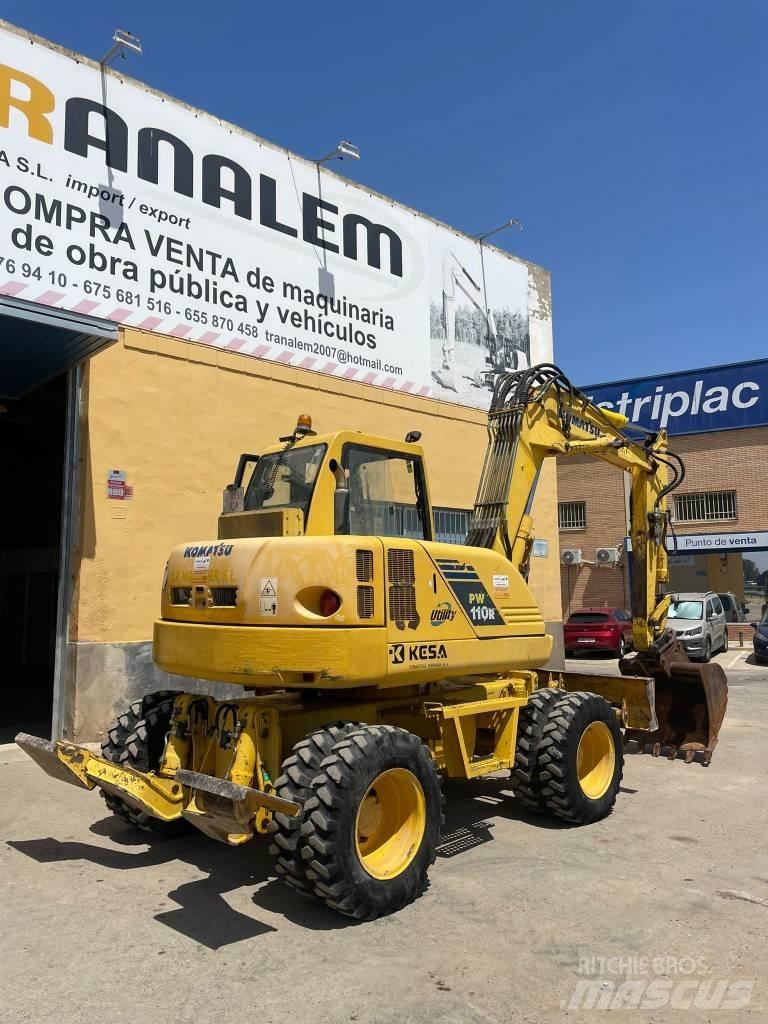 Komatsu PW 110 Kolová rýpadla