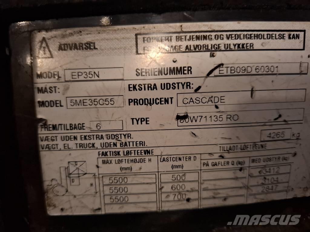 CAT EP35N Akumulátorové vozíky