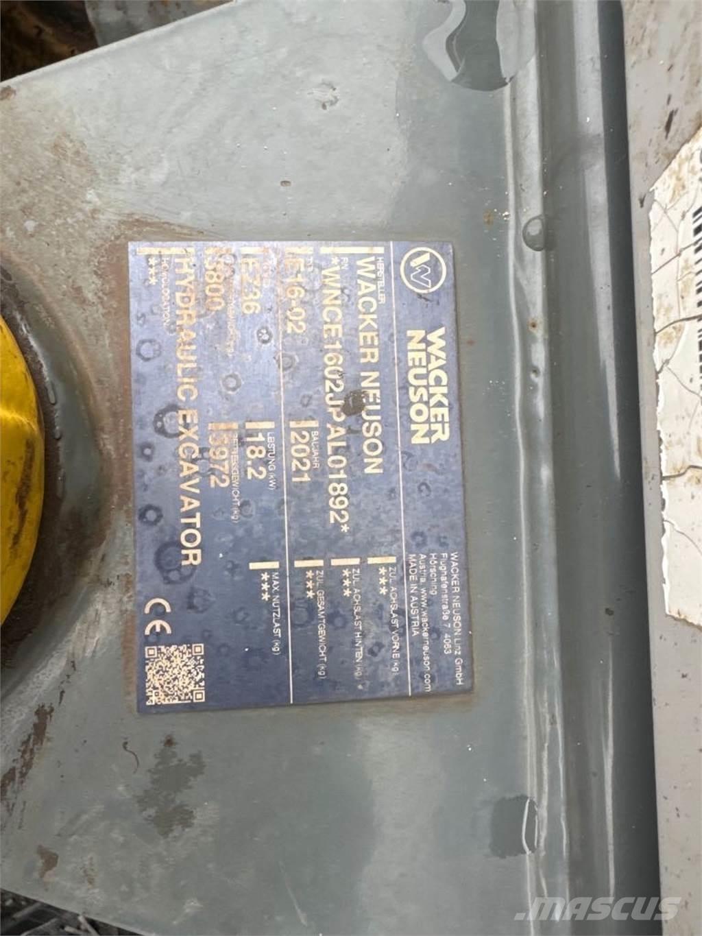 Wacker Neuson EZ36 Pásová rýpadla