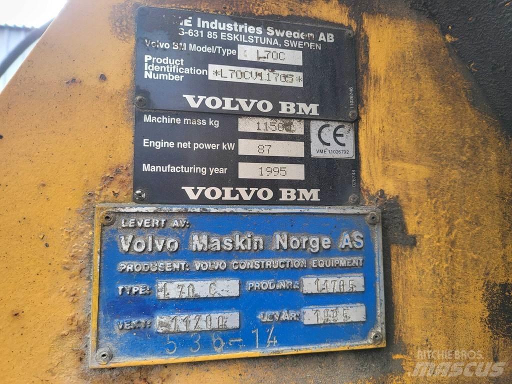 Volvo BM L70C Kolové nakladače