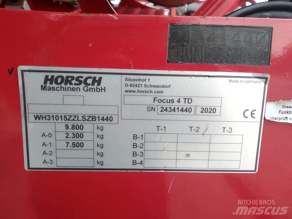 Horsch Focus 4 TD Mechanické secí stroje