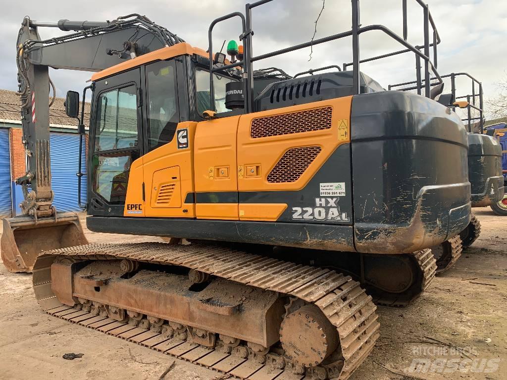 Hyundai HX220A L Pásová rýpadla