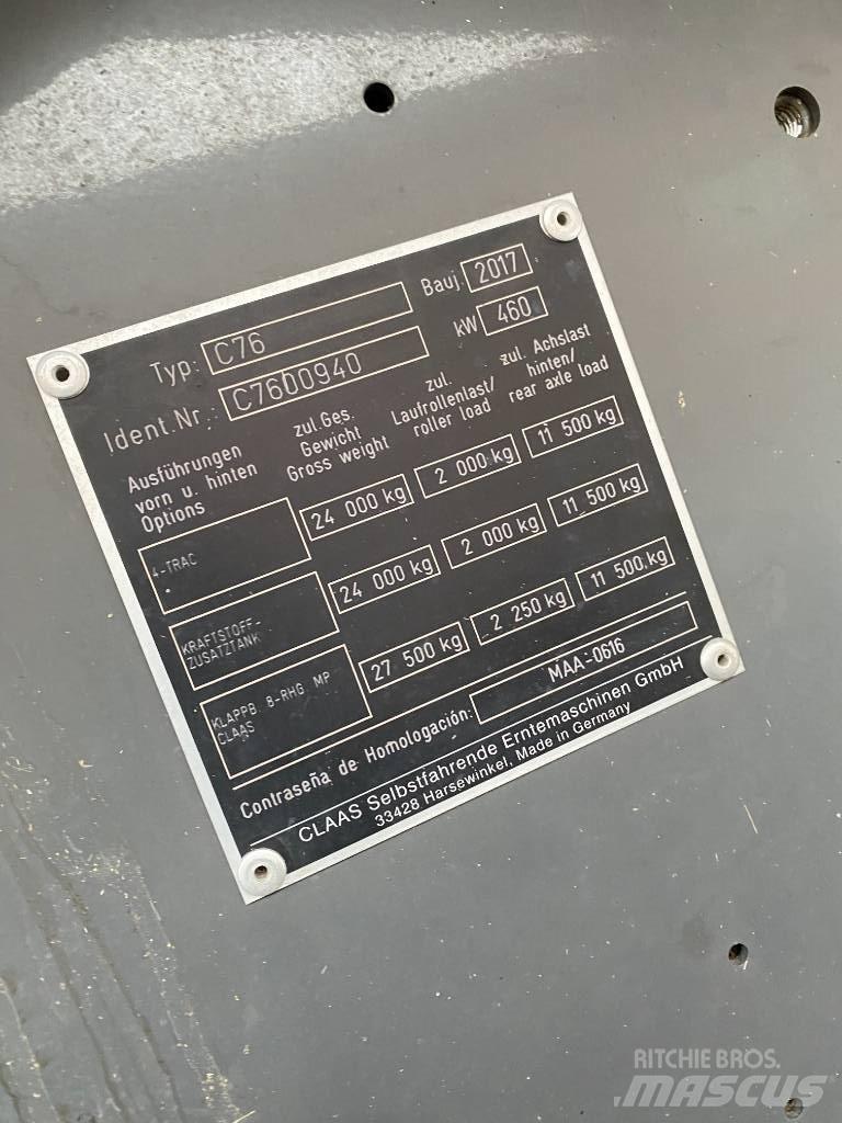 CLAAS Lexion 780 TT Sklízecí mlátičky