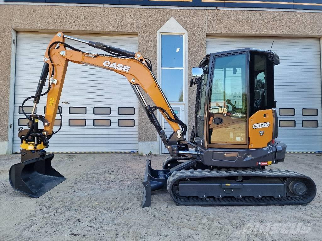 CASE CX 58 D Mini rýpadla < 7t