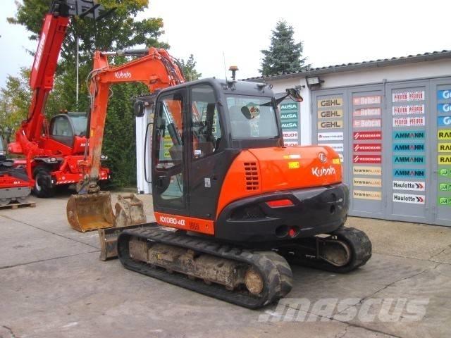 Kubota KX080-4a Pásová rýpadla
