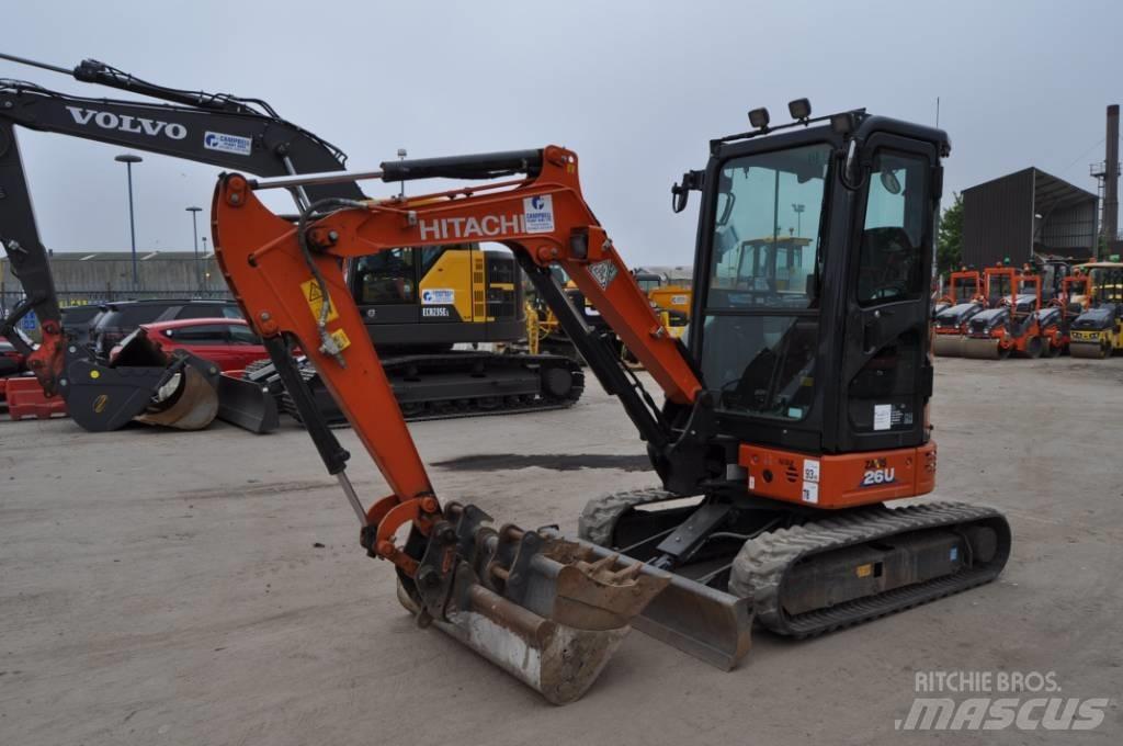 Hitachi ZX 26 U-6 Mini rýpadla < 7t