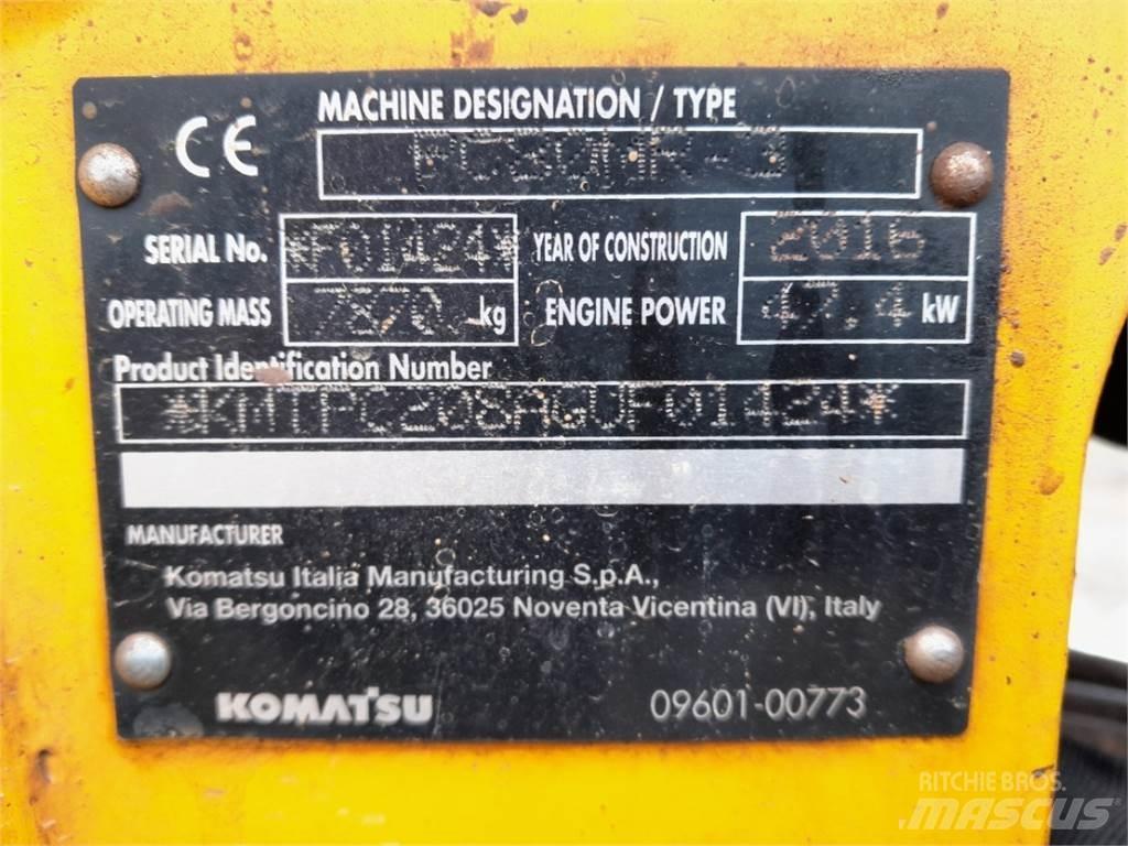 Komatsu PC80 Mini rýpadla < 7t