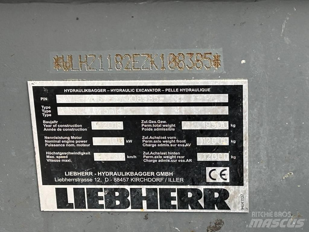 Liebherr A914 / LH18M Manipulace s materiálem – ostatní