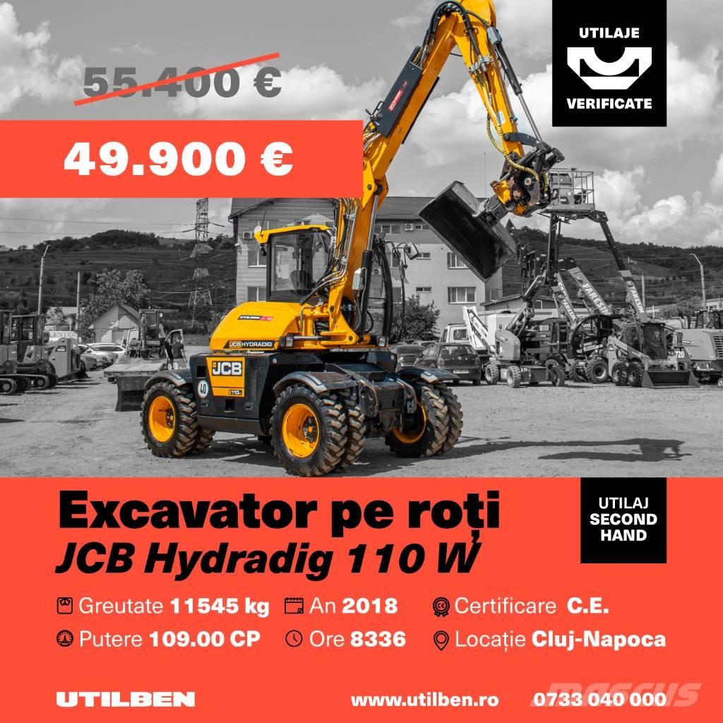 JCB Hydradig 110 W Kolová rýpadla