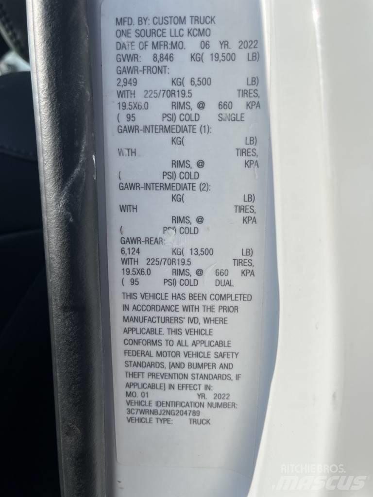 RAM 5500 Valníky/Sklápěcí bočnice