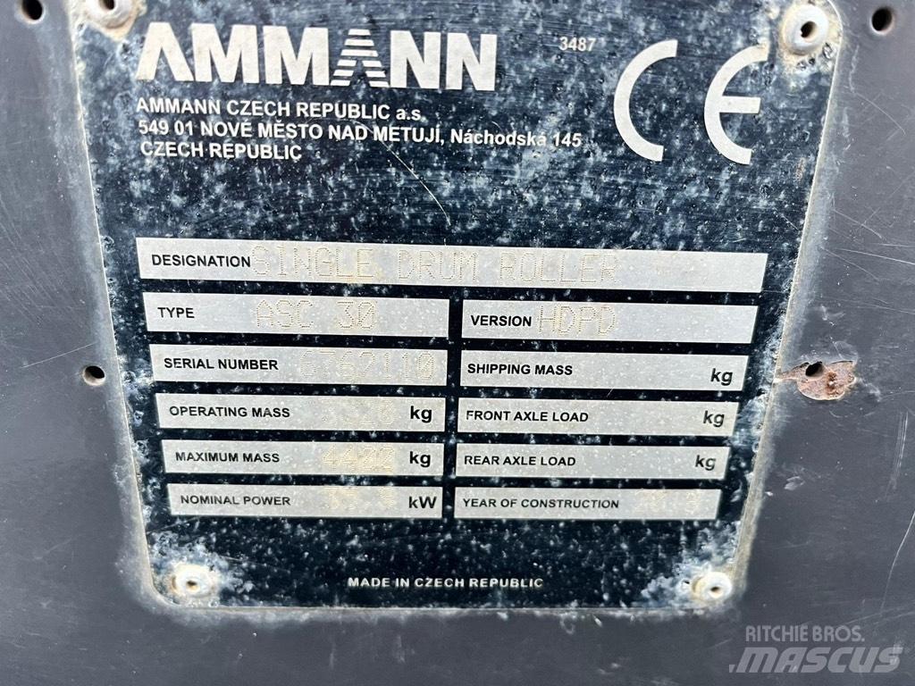 Ammann ASC 30 Tahačové válce