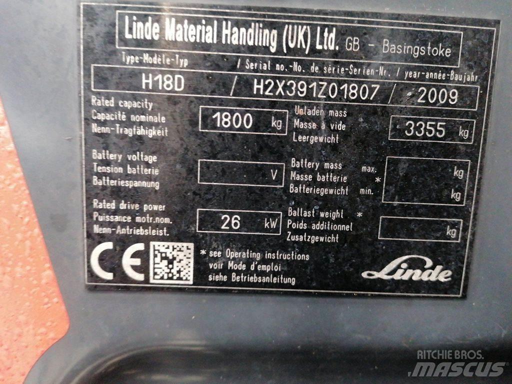 Linde H18D Dieselové vozíky