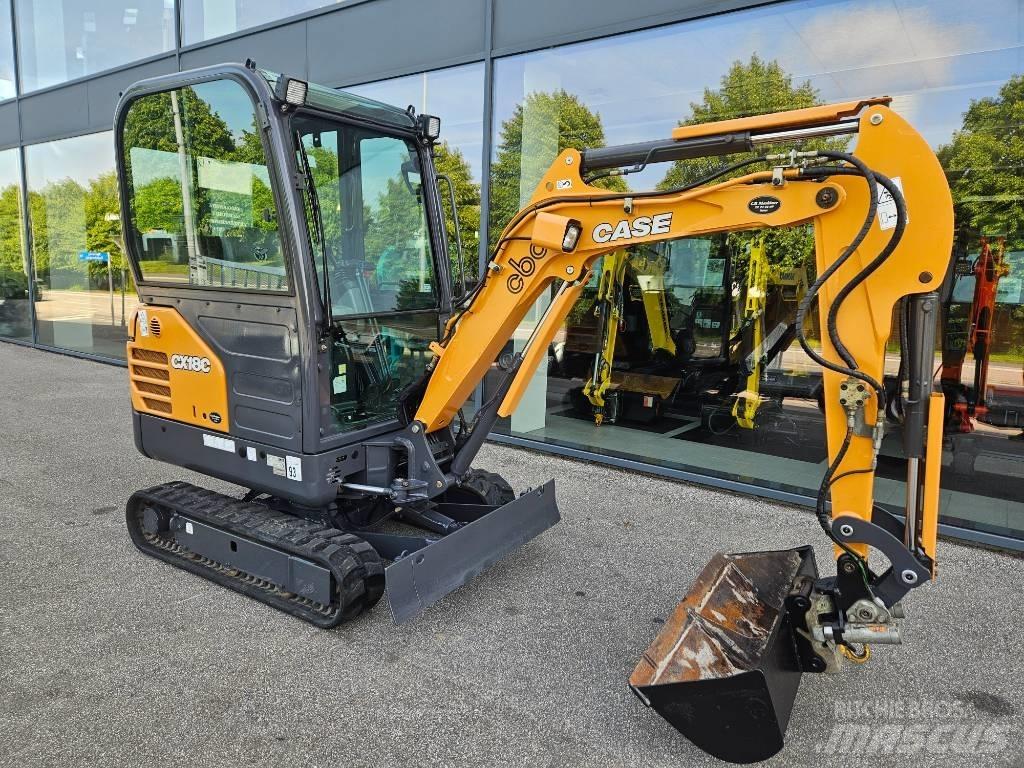 CASE cx18c Mini rýpadla < 7t