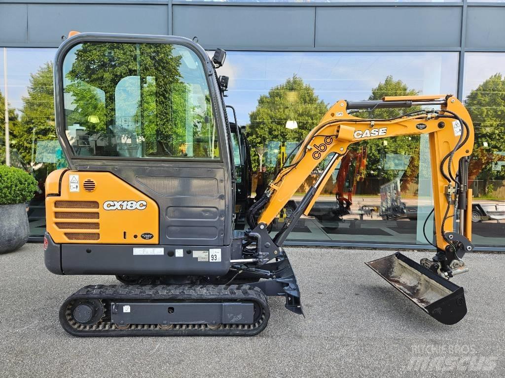 CASE cx18c Mini rýpadla < 7t