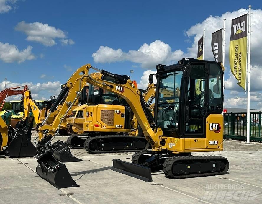 CAT 301.8 Mini rýpadla < 7t