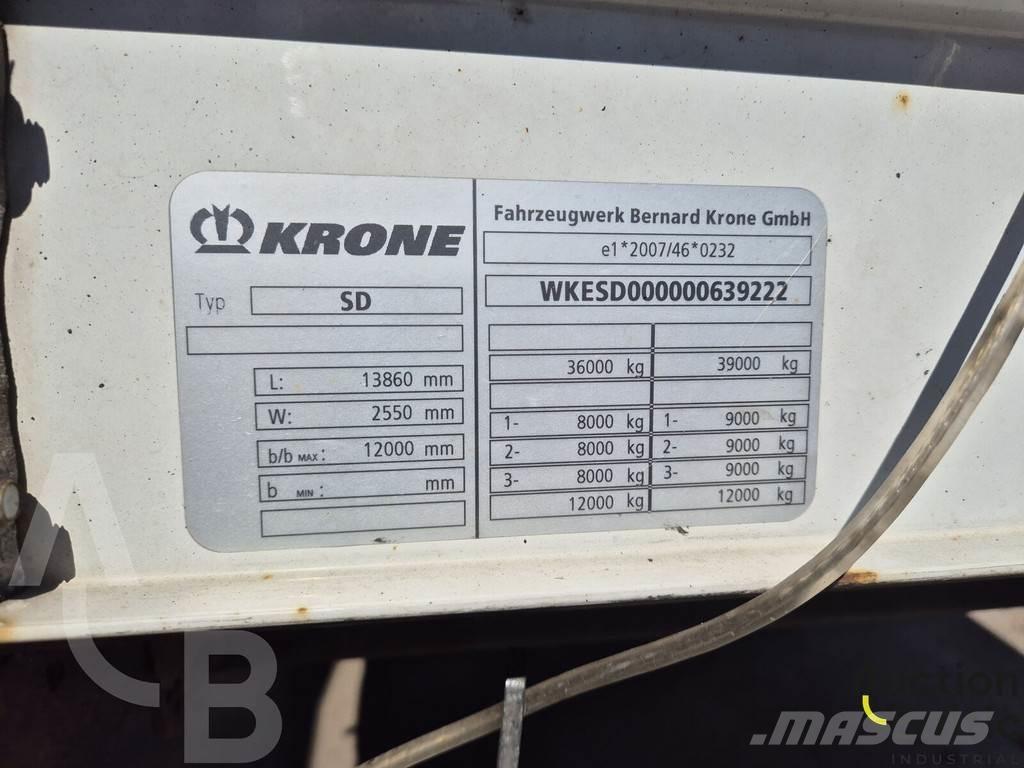 Krone SD Plachtové návěsy