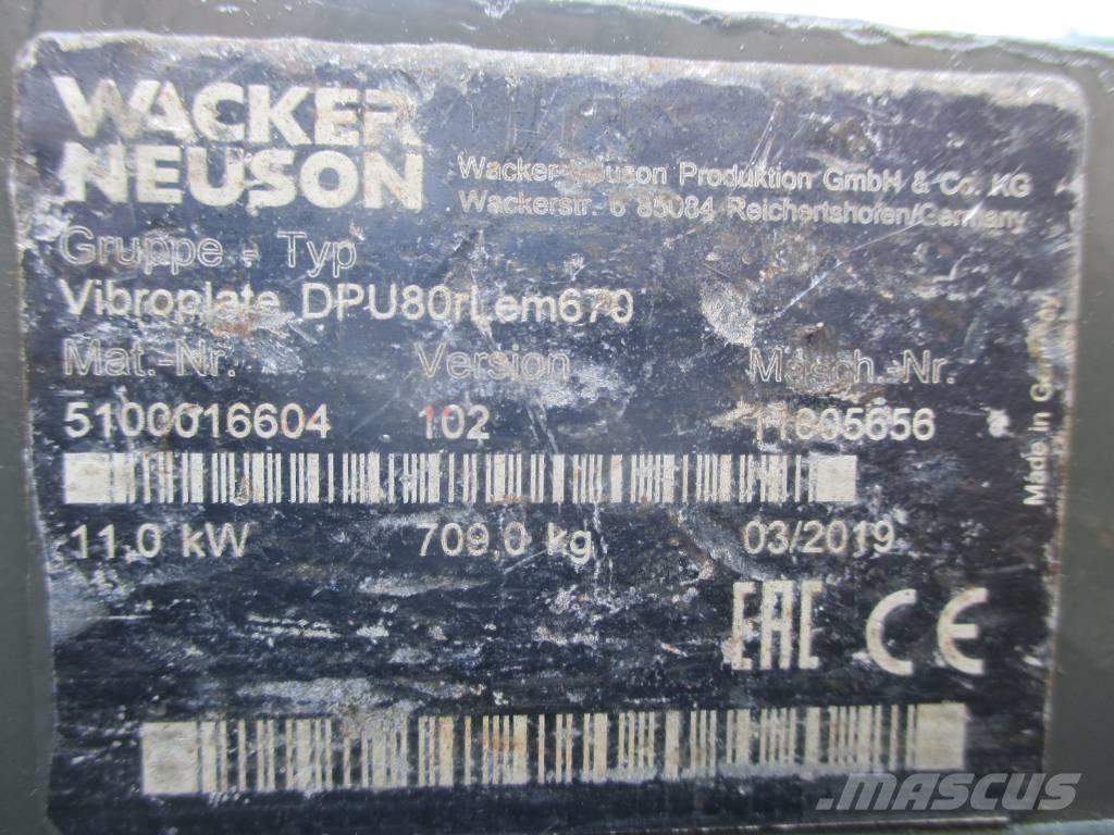 Wacker Neuson DPU 80 Kompaktory