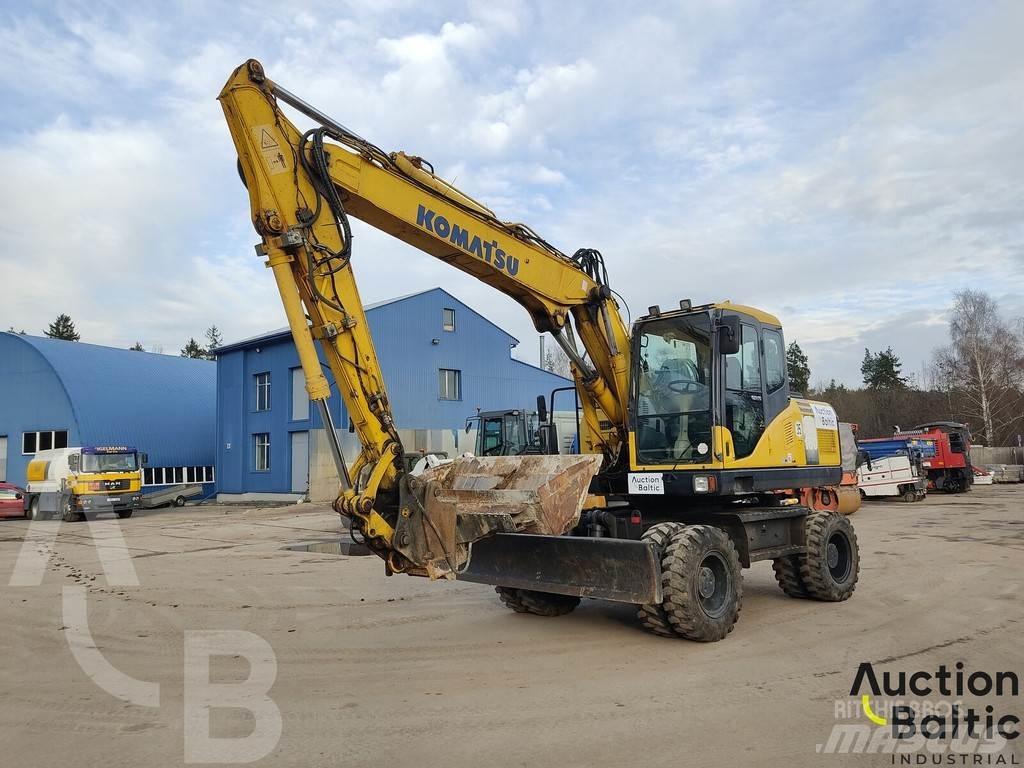 Komatsu PW160-7 Kolová rýpadla