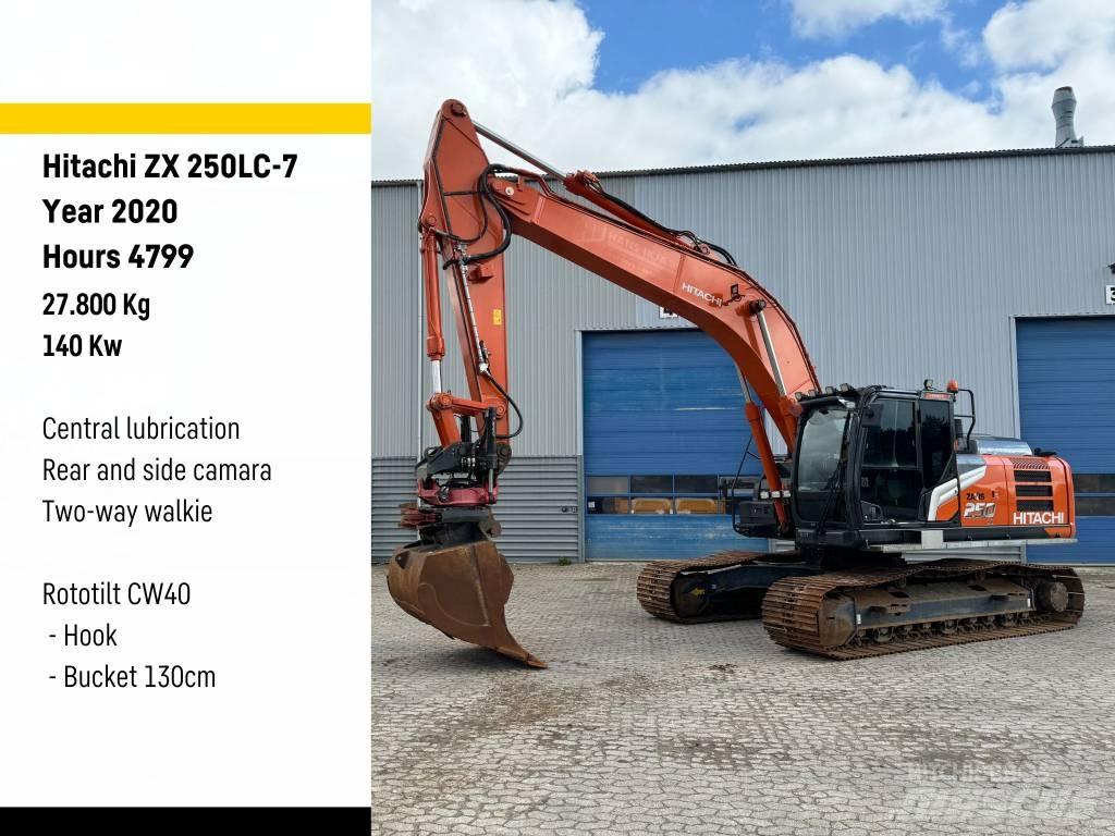 Hitachi ZX250-7 Pásová rýpadla