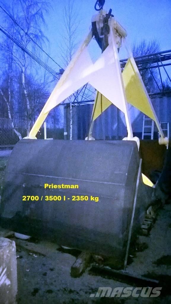 Priestman kauha Součásti a zařízení k jeřábům