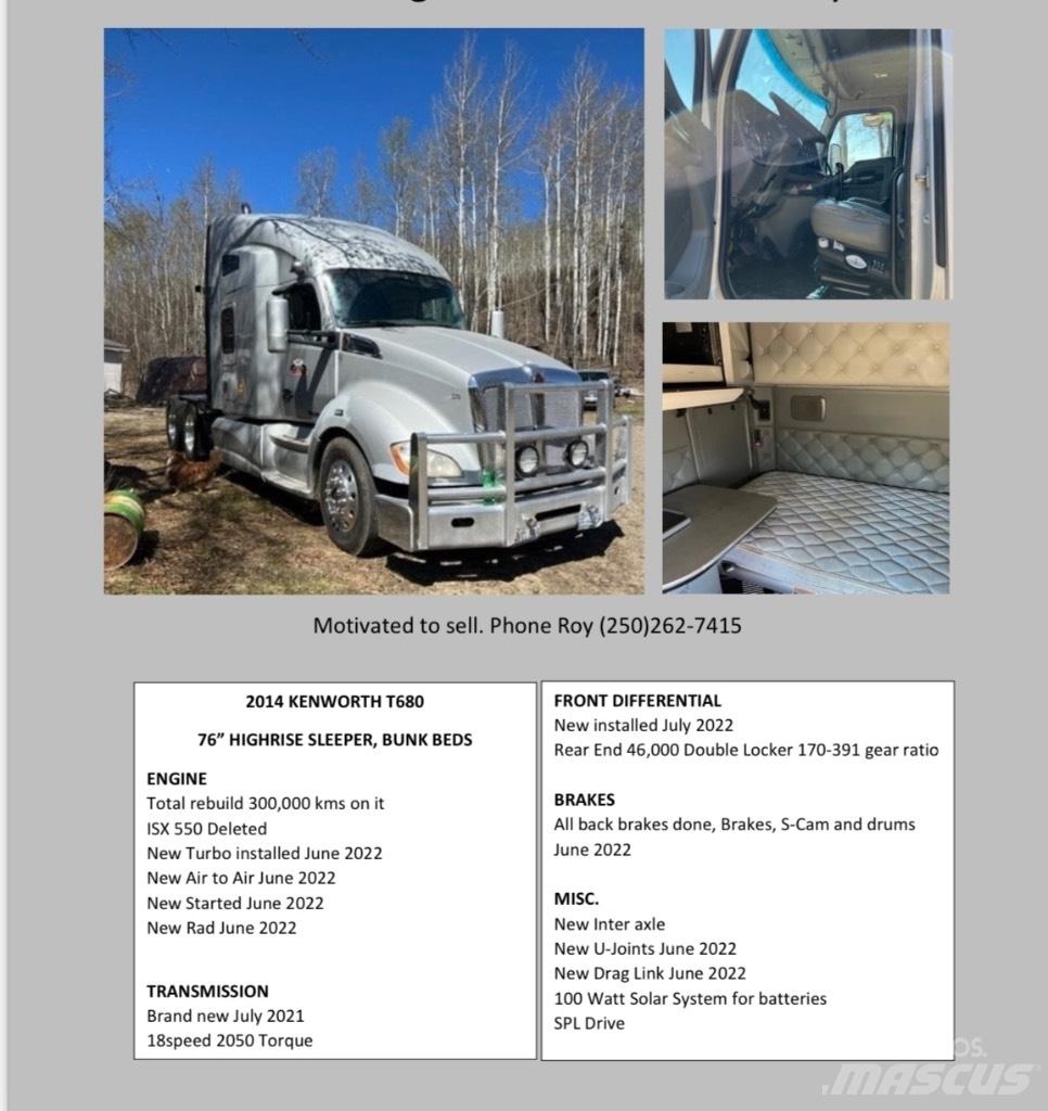Kenworth T680 Tahače