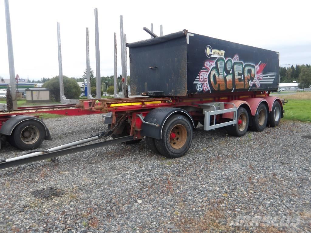  Käyttöauto V31 4 aks Sklápěcí přívěsy