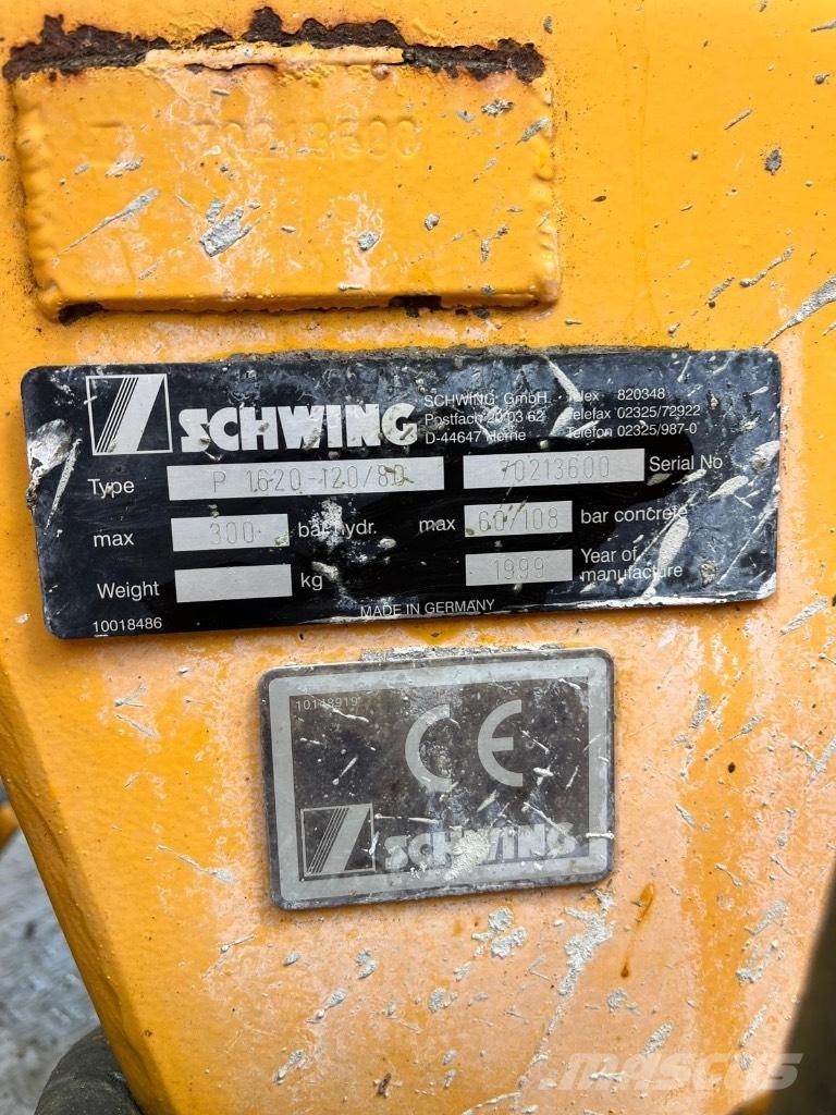 Schwing P1620-120/80 Nákladní auta s čerpadly betonu