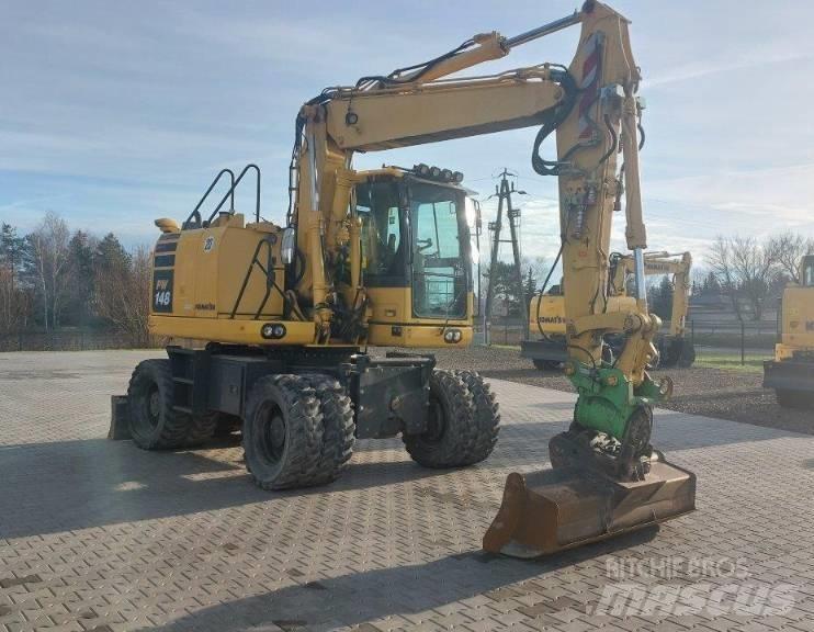 Komatsu PW 148-10 Kolová rýpadla