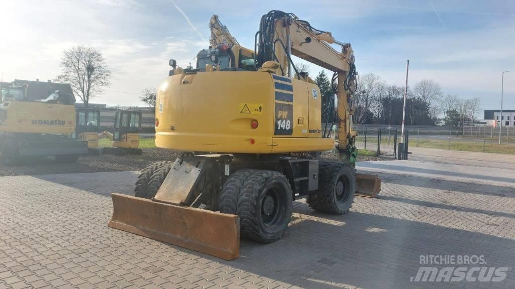 Komatsu PW 148-10 Kolová rýpadla