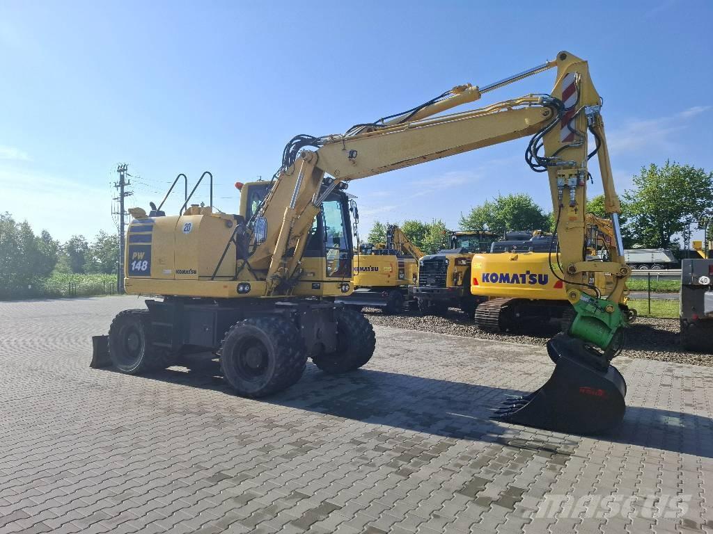 Komatsu PW 148-10 Kolová rýpadla