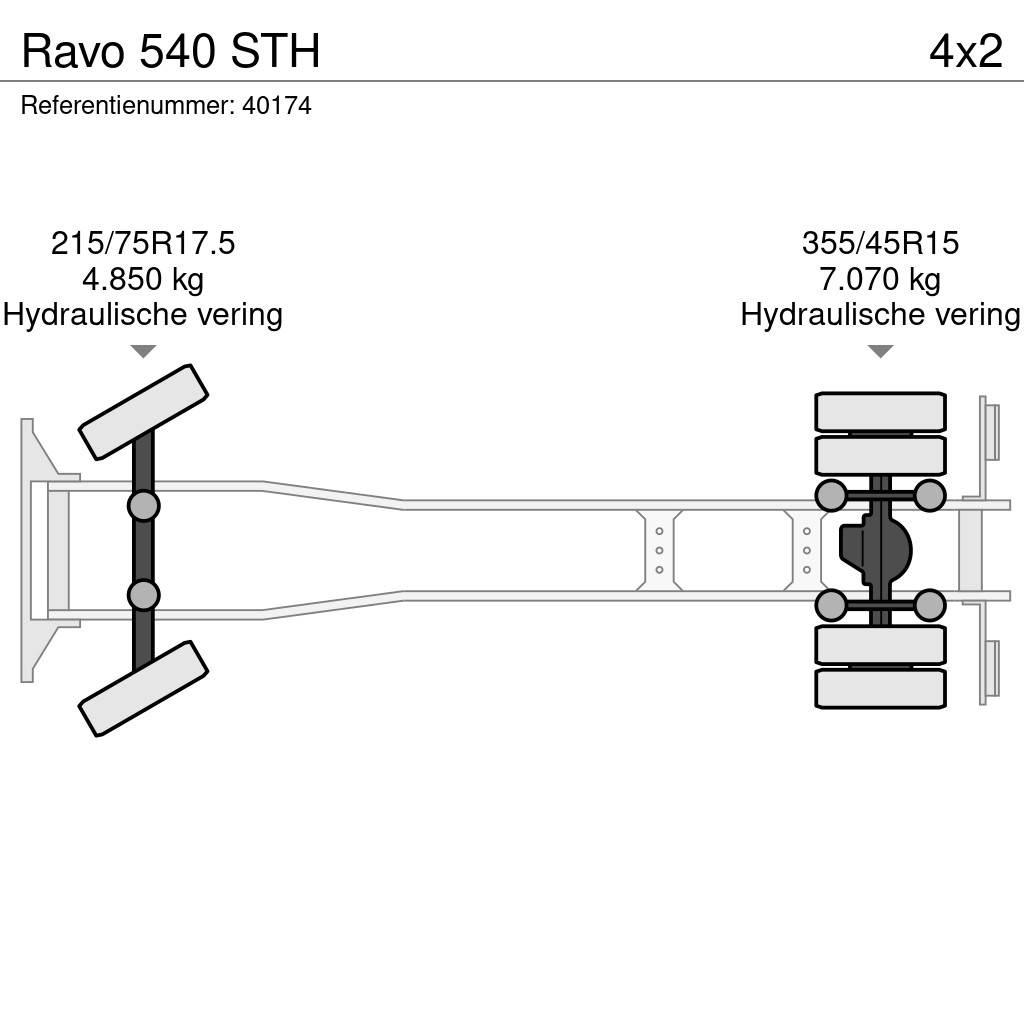 Ravo 540 STH Zametací vozy